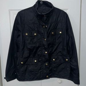 J.Crew Womens Jacket size Large EUC J.Crew Black